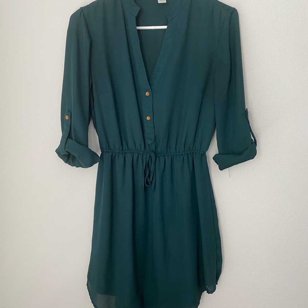 Charlotte Russe Dark Green Dress